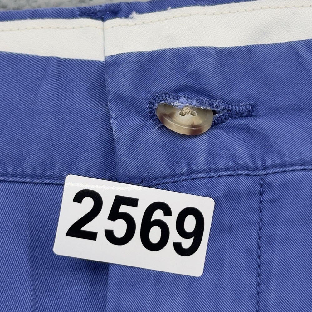 Polo Ralph Lauren Mens Chino Shorts Size 35 Royal Blue 10 Inch Cotton NWT - Picture 5 of 14